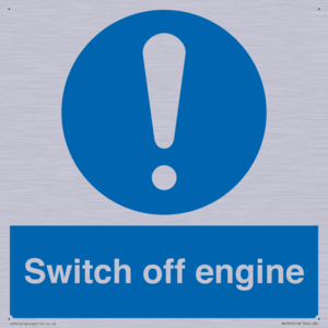 Switch off engine